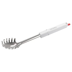 Servidor de espaguetis de acero inoxidable (33,5 cm) LILLO STILE Cromado pulido y blanco 0753 - Product Image 1