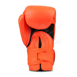 Guantes de Boxeo de Cuero Ligeros de Alta Calidad con Diseño de Logotipo Personalizable, Absorción de Humedad, Muñeca con Cordones, en Existencia - Product Image 5