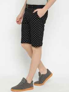 Short Homme Élastique avec Motif Solide Impression Transfert par Sublimation 100% Polyester Séchage Rapide & Respirant - Product Image 4