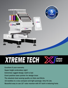 เครื่องปักผ้า 14 เข็ม คุณภาพใหม่จากโรงงาน รับประกัน 5 ปี - Product Image 5