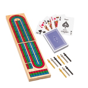 Bộ Trò Chơi Cờ Bàn Du Lịch Bằng Gỗ Bộ Trò Chơi Cờ Bàn Cờ 2 Rãnh Với Cọc Gỗ MDF Và Thiết Kế Cổ Điển Với Trò Chơi Giải Thưởng Giá Rẻ - Product Image 3