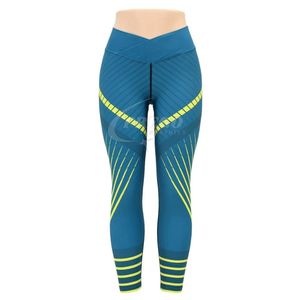 Leggings de yoga personnalisés en gros pour femmes, taille haute, doux, effet push-up, impression numérique, tricotés pour le fitness - Product Image 1