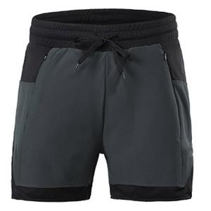 กางเกงกีฬาขาสั้นสองชั้นสำหรับผู้ชายและผู้หญิงกางเกงกีฬาวิ่งกลางแจ้งดูดซับเหงื่อระบายอากาศได้ดี - Product Image 3