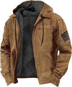 Fashionable Best Winter Men's Leather <b>Jacket</b> <b>Plus</b> <b>Size</b> Solid Pattern <b>Waterproof</b> & Windproof Reasonable Price - Product Image 2