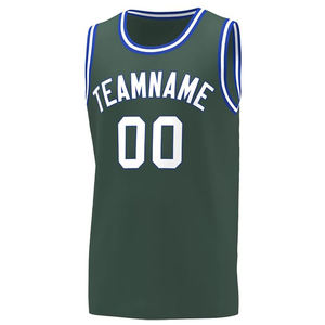 Maillots de basket-ball personnalisés pour hommes, en polyester épais, sans manches, vêtements de sport respirants, séchage rapide, grandes tailles, couleurs personnalisées - Product Image 3