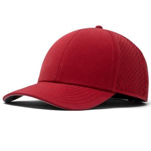Diseño personalizado deportivo de secado rápido poliéster Snapback gorra transpirable láser agujeros perforado bordado a mano para bebés - Product Image 4