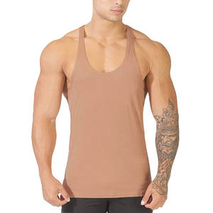 Camiseta sin mangas para hombre personalizada de alta calidad, chaleco deportivo superventas de algodón orgánico 100%, camiseta en blanco de nuevo diseño - Product Image 1