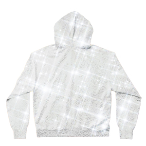 Sudaderas con capucha térmicas para hombre, sudadera con cremallera y estampado de diamantes de imitación, Sudadera con capucha Sun Faded 100% algodón, bordado con lavado ácido, sudadera con logotipo para hombre - Product Image 5