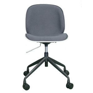 GAKB-53F Beetle Swivel Lift Chair Height Adjustment Classic Contemporary Design Foam PU Fabric Upholstery for Home Workshop Use - Product Image 2