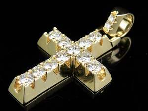 Personalizado S925 Plata VVS Iced Out Moissanite Diamante Hip Hop Cruz Colgante para Hombres Calidad Premium - Product Image 2