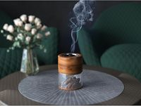 Brûleur d'encens Bakhoor en bois et acrylique de haute qualité pour le Ramadan avec Oud Madkhan pour les parfums et la décoration de la maison au prix le plus bas