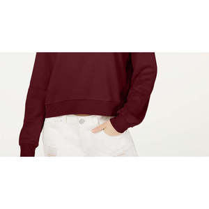 Maglione Casual da Ragazza Crave Fame con Zip a Quarto, Ricamo e Stampa a Righe, Lungo per Primavera Inverno, Marrone, Taglia Piccola - Product Image 3