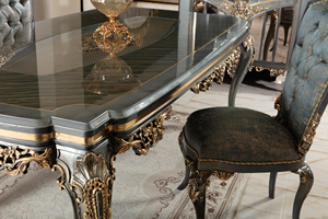 Colección de madera de lujo Premium Sensación de prestigio exclusiva extensible para comedor Sala de estar Colecciones All Well en venta - Product Image 4