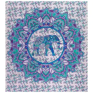 Günstige gedruckte Mandala Tapisserie Wandbehang 100% Baumwolle Tapisserie Strand Picknick Blatt Großhandel Wandteppiche Wandbehang Indianer