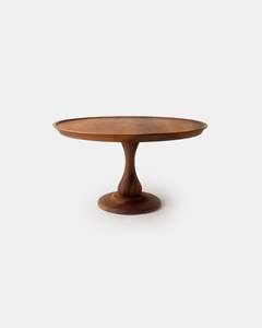 STYLES STAND Haute Qualité Vente Chaude Acacia En Bois Haut Pied Rond Plateau En Bois Gâteau Stand pour Servir Gâteaux et Fruits - Product Image 5