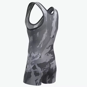 Outfit Wrestling Singlet Hombres Tallas grandes OEM Wrestling Uniform Ropa - Product Image 2