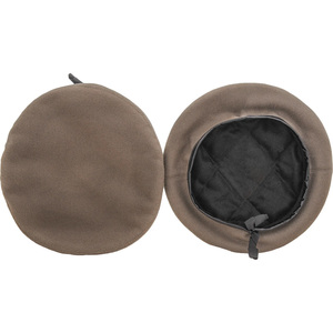 100% laine béret casquette haute qualité patchs couleur unie style laine hommes béret chapeau casquette - Product Image 6