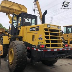 Chargeuse sur pneus Komatsu380 d'occasion 16,3 tonnes 3m³ de godet Marque japonaise d'origine Matériel de construction d'occasion Faible nombre d'heures Certifié CE - Product Image 6