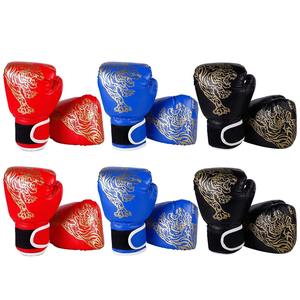 Gants de combat en cuir PU respirants pour entraînement de boxe, 2 pièces - Product Image 3