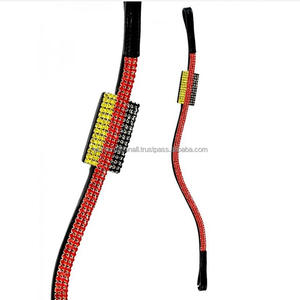 Productos de caballo ecuestre de alta calidad, Bandera de Gran Bretaña, banda de cuero para cejas de caballo con cristales brillantes, banda para cejas con bandera de Gran Bretaña - Product Image 6
