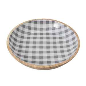 Grand bol de service alimentaire en bois, bol au design moderne, vaisselle, bol en bois, bol de service, bol à salade, artisanat en bois - Product Image 3