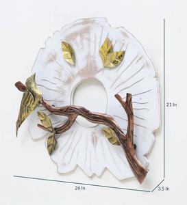 Art mural en fer à motif de plantes de qualité supérieure pour chambre et bureau quantité en vrac décorative Sculpture murale faite à la main Art en métal - Product Image 2