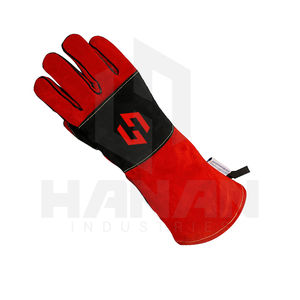 Guantes DE SEGURIDAD DE CUERO Partido de vaca de alta calidad personalizados 2025 resistentes al calor a bajo precio guantes de soldadura industrial - Product Image 4