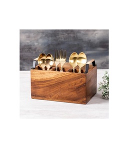 Support de rangement pour couverts au design moderne Porte-couverts en bois de qualité supérieure pour la meilleure vente Porte-couverts au meilleur prix - Product Image 4