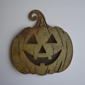 เครื่องประดับแผ่นเหล็กกลวงตัดพื้นผิว Patina รายละเอียดช่างฝีมือเหมาะสำหรับตกแต่งเทศกาลฮาโลวีนแบบชนบท - Product Image 3