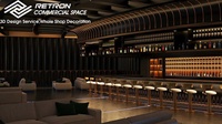 Diseño Interior de Bar de Lujo Personalizado Integral, Solución Completa de Equipamiento con Mostrador de Bar, Exhibidores y Decoración del Espacio