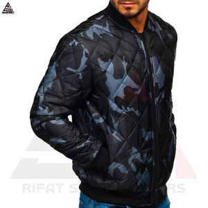 All Colors Available Customized Men's Shiny <b>Canvas</b> Sublimation Bomber Jacket OEM Service Front Windproof Winter High Quality - Product Image 3