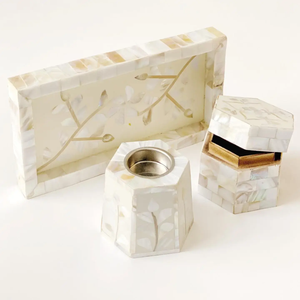 ชุดหัวเผาเครื่องหอมไข่มุกสำหรับคุณแม่ที่แขวนธูปไม้ม๊อบหรูธูปอาราบิกเทคนิคการฝังวัสดุธรรมชาติสำหรับรอมฎอน - Product Image 2