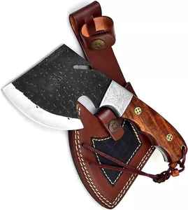Bushcraft Industrial grado hecho a mano Damasco acero Tomahawks hacha para Camping caza - Product Image 3
