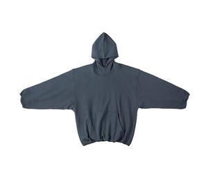 Logo personnalisé 100% coton lourd de haute qualité pull à capuche surdimensionné pour hommes impression 3D en relief sweat lourd - Product Image 1