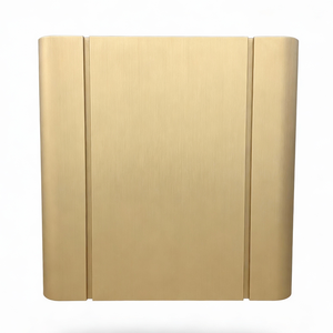 Architectural Box Brass Handcrafted 16 Gauge <strong>Range</strong> <strong>Hood</strong> Wall Mount Luxury Custom Curved Face <strong>Vent</strong> <strong>Hood</strong> for Designer Kitchens - Product Image 4