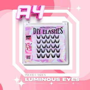 NBT Private Label Korean PBT Fibras Extensión de pestañas postizas DIY Manga personalizada Cluster Lashes Set Embalaje al por mayor 0,10 - Product Image 3