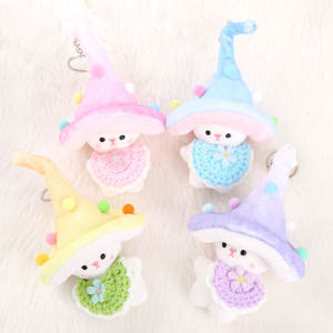 Jouets en peluche <span class=keywords><strong>Kawaii</strong></span> 15cm porte-clés elfe champignon poupée en peluche peluche porte-clés sac breloque peluches cadeau <span class=keywords><strong>de</strong></span> noël - Product Image 4