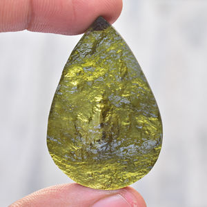 Moldavite-cabujones de cristal Natural para mujer, cabujones de piedras preciosas sueltas de moldavita Natural, colgante de moldavita, venta al por mayor - Product Image 6