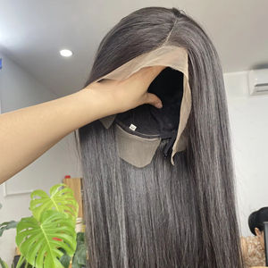 วิกผมแท้แบบมีลูกไม้ด้านหน้าขนาด13X6 5x5วิกผมธรรมชาติแบบตรงจากเวียดนาม - Product Image 1