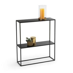 Mesa consola de metal duradera de estilo clásico con acabado antiguo de primera calidad ideal para decoraciones modernas contemporáneas para el hogar - Product Image 1
