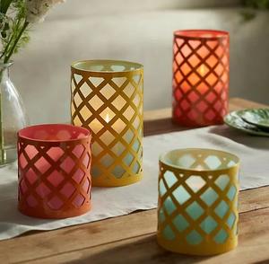 เชิงเทียนโลหะสำหรับตกแต่งแบบเชิงเทียนบนโต๊ะของตกแต่งงานเลี้ยงคริสต์มาสเทียนทรงกลมสีดำ - Product Image 3