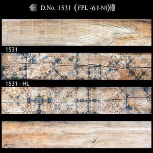 Carreaux en porcelaine imitation bois 1529 en 150x900 mm, surface mate avec impression numérique aspect bois véritable par Novac Ceramic - Product Image 3