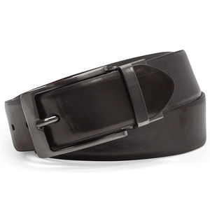 Nouveau design de luxe à la mode Ceintures en cuir pour hommes Couleur solide Coupe-vent Ceintures en cuir de style tendance pour hommes - Product Image 2