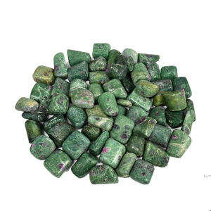Pierre dégringolée rubis zoisite cristal naturel dégringolé guérison en vrac galet Agate pierre précieuse Reiki Chakra cristal en gros en vrac - Product Image 4