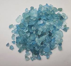 หินอัญมณีคริสตัลทรงหลวมสีน้ำเงินเข้มทำด้วยมือพลอยหยาบขนาดใหญ่ - Product Image 4