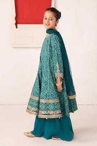 Gilet brodé formel pakistanais longue robe enfants Eid mariage Mehndi événements enfants Lehenga Choli évacuation de l'humidité - Product Image 4