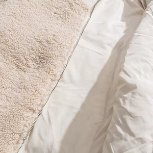 Veste en polaire à fermeture éclair intégrale surdimensionnée pour homme, col montant, logo personnalisé OEM de haute qualité, automne - Product Image 4