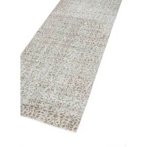 พรมขนสัตว์ถักมือสไตล์วินเทจ สีเบจและสีน้ำตาล ลายเหรียญและลวดลายนามธรรม รูปทรงสี่เหลี่ยมผืนผ้า สำหรับห้องนั่งเล่นในบ้าน Pae-1126 - Product Image 2