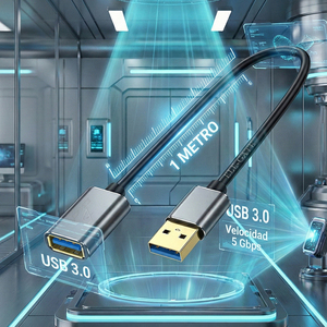 Cavo USB 3.0 da Maschio a Femmina, Lunghezza 1 Metro, Nuovo Adattatore USB C per Laptop - Product Image 4