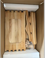 Nouveau kit de ruche à abeilles automatique à flux de miel - Bois de sapin chinois, épaisseur 18 mm, garantie 1 an